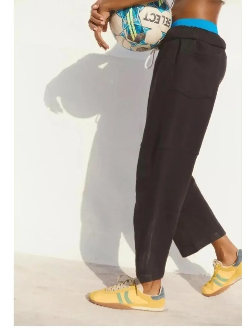 $78 Free People Movement Top Score Barrel Pants Womens Mulberry Cotton XS NWT - Picture 3 of 12